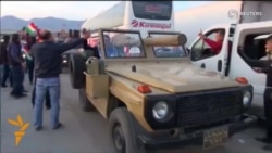 Peshmerga Military Convoy Enters Turkey En Route To Kobani