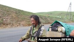 Александр Габышев по дороге в Москву. Забайкалье. 2019 г.