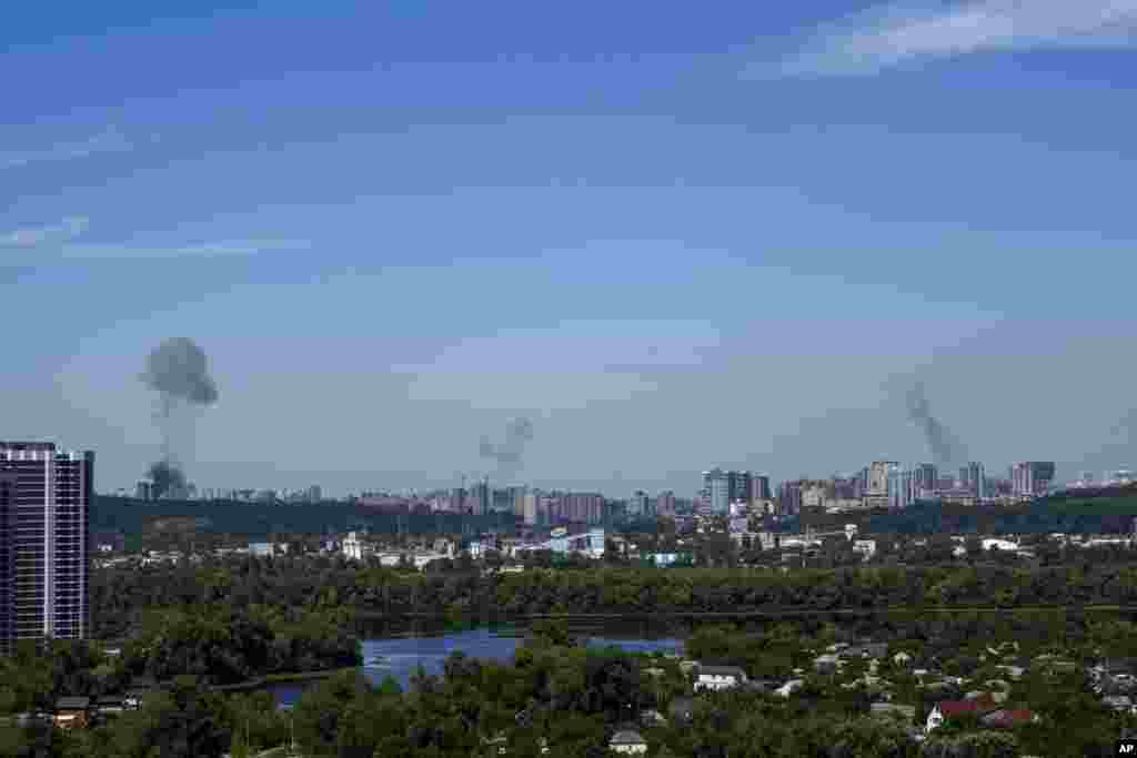 The late-morning attacks also struck apartment buildings and infrastructure around Kyiv. "More than 40 missiles of various types. Residential buildings, infrastructure, and a children's hospital were damaged," President Volodymyr Zelenskiy wrote on social media.