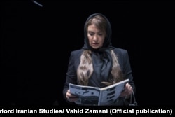 مژده شمسایی در اجرای مارس ۲۰۱۸ نمایش چهارراه