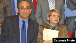 Arif (left) and Leyla Yunus are among the dozens of human rights defenders, political and civil activists, journalists, and bloggers arrested or imprisoned in the last year.