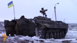 Fighting At A Ukrainian Army Checkpoint In Eastern Ukraine
