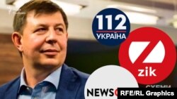 Тарас Козак зібрав медіа-колекцію з інформаційних телеканалів – 112 каналу, NewsOne та Zik