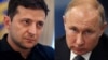 Президент України Володимир Зеленський та президент Росії Володимир Путін (комбіноване фото)
