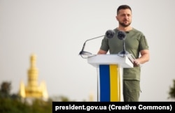 Polls show that Ukrainian President Volodymyr Zelenskiy has the trust of well over three-quarters of the population.