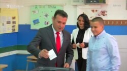 Macedonia's Prime Minister Votes In Name-Change Referendum