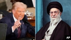 Američki predsjednik Donald Trump (lijevo) i iranski vrhovni vođa ajatolah Ali Hamnei (arhivska fotografija)