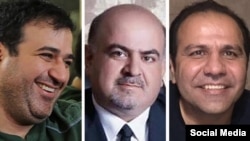از راست به چپ: مصطفی نیلی، آرش کیخسروی و مهدی محمودیان
