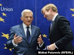 Jerzy Buzek i Peter Sorensen, Sarajevo, novembar 2011