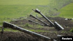 Вірменська артилерія в Нагірному Карабаху, 27 вересня