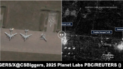 New Satellite Images Show Damaged Russian Aircraft On Bases Hit By Ukraine