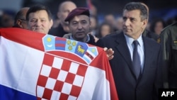 Mladen Markač i Ante gotovina po povratku u Hrvatsku, novembar 2012.