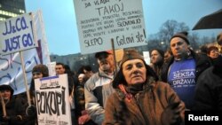 Demonstracije u Sloveniji 21.12.2012.