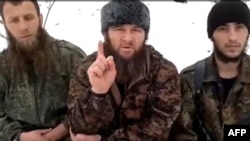 Many analysts can see no plausible reason why the head of the North Caucasian resistance, Doku Umarov (center), would have been linked with the Boston bombings. 