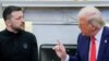 Уладзімір Зяленскі і Дональд Трамп, Вашынгтон, 28 лютага 2025