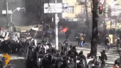 Violent, Dramatic Clash In Ukraine's Capital