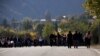 Pilgrims flocked to the ancient town of Mtskheta after an Orthodox nun claimed to have had a religious vision there. (file photo)