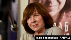 Svetlana Alexievich won the Nobel Prize for literature in 2015.