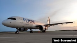A FlyOne plane (file photo)