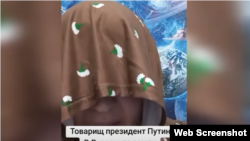 Скриншот видеообращения Жанслу Дархамбаевой в TikTok'е