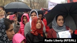 Afghan women demonstrate in Kabul last month against the killing of Farkhunda, who was accused by a mob of burning a Koran.