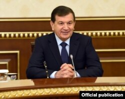 Uzbek President Shavkat Mirziyoev (file photo)