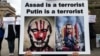 Архівна світлина. Антивоєнна акція проти президента Сирії Башара аль-Асада та його союзника, президента Росії Володимира Путіна. Місто Ньюкасл на північному сході Англії, 15 червня 2019 року