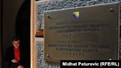 Tabla bh. Ministarstva za vanjsku trgovinu i ekonomske odnose - ilustracija