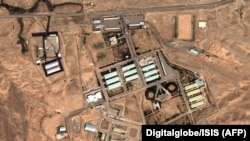 A satellite photo shows a view of the facilities at the Parchin military site in Iran.