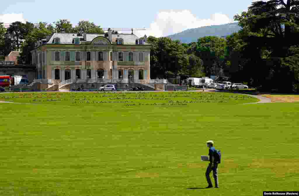 The Villa La Grange photographed on June 11. The villa was completed in 1773. 