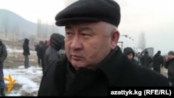 Kyrgyz Interior Minister Zarylbek Rysaliev 
