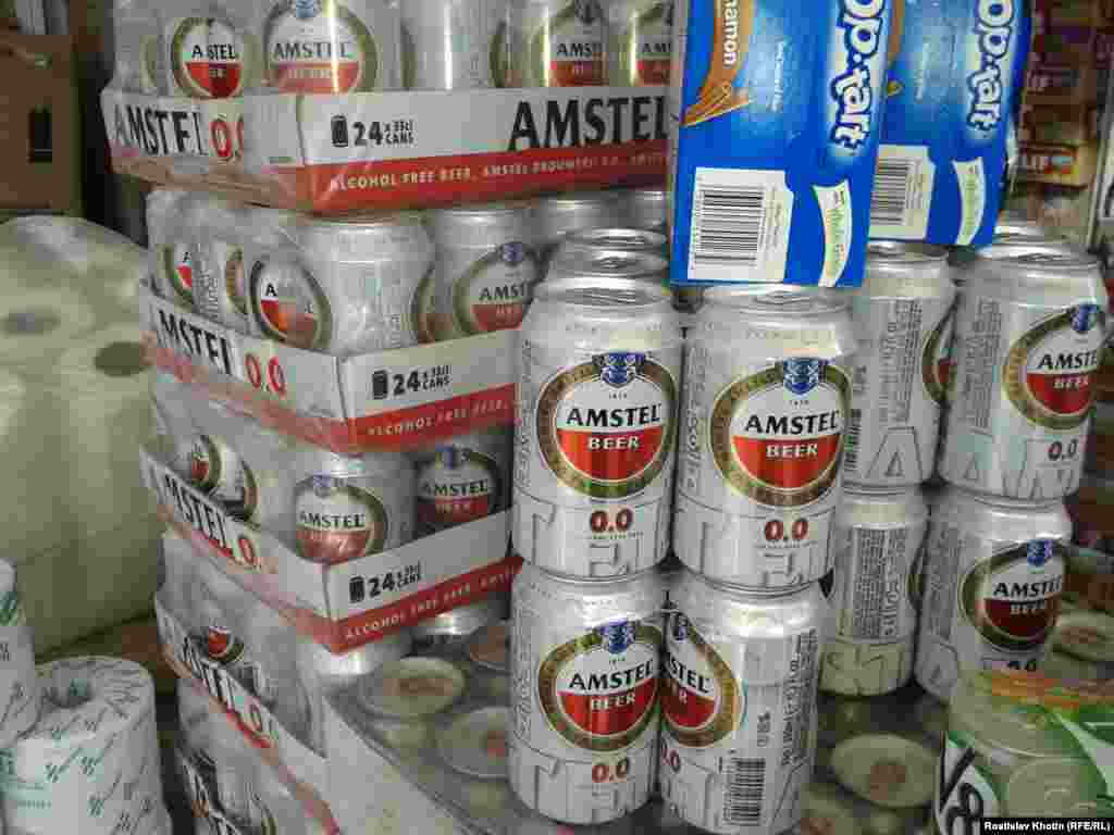 Toilet paper, alcohol-free beer and Pop Tarts -- some of the products up for sale at Kabul's Bush Bazaar, formerly known as the Brezhnev Bazaar during the Soviet occupation. 