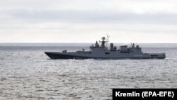 A Russian Navy frigate (file photo)