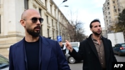 Andrew Tate (left) and his brother Tristan (file photo)