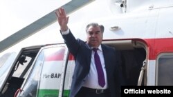 Эмомали Рахмон в ГБАО. 11 сентября 2018 года. Фото пресс-службы президента Таджикистана