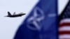Амэрыканскі зьнішчальнік пятага пакаленьня F-22 Raptor над вайсковай базай у літоўскім Шаўляі, красавік 2016