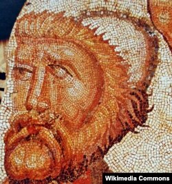 Одиссейдин мозаика сүрөтү. Ла-Ольмеда вилласы, Педроса-де-ла-Вега, Испания, б.з.IV-V кылымдарынын аягы.