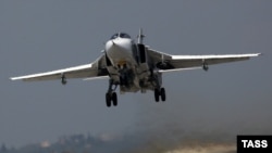 Российский фронтовой бомбардировщик Су-24М