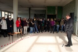 Бабарыка на сустрэчы зь людзьмі ў Віцебску, 4 чэрвеня 2020 году