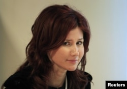 Anna Chapman back in Moscow in December 2010
