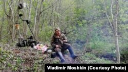Владимир Мошкин на раскопках