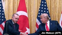 د امریکا ولسمشر ډانالډ ټرمپ او رجب طیب اردوغان: انځور له ارشیفه