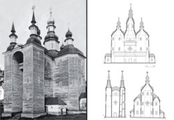 Вознесенська церква у селищі Березна 1759 року. Знищена в 1929-1930 роках. Фото Стефана Таранушенка 1928 року. Зберігається в Інституті рукопису НБУ ім. В.І. Вернадського (ІР НБУВ). Фото надане О. Савчуком