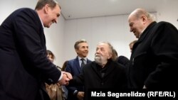 მიხეილ გიორგაძე, ბიძინა ივანიშვილი, რეზო ესაძე და ჯამლეტ ხუხაშვილი.