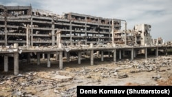 Donetsk's airport was left a shattered ruin.