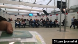 The Sakharovo migration center in Moscow (file photo)