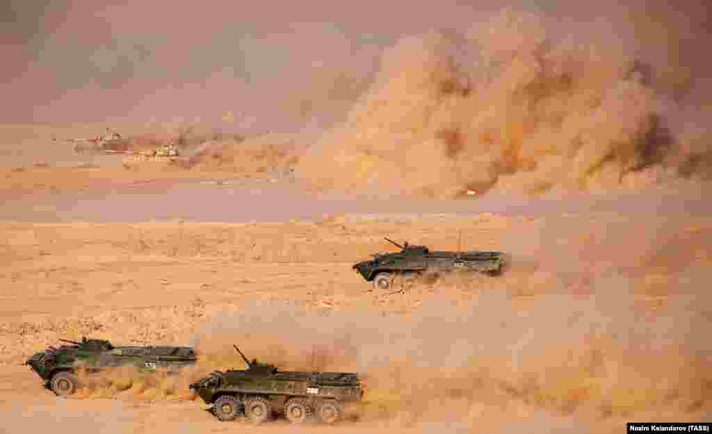 Tajik military hardware in use. 