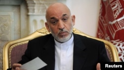 President Hamid Karzai offered the possibility of talks with militants who are not part of any terrorist group.