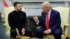 Președintele ucrainean Volodimir Zelenski vorbește în timpul unui interviu la Fox News, după ședința aprinsă de la Casa Albă cu președintele american Donald Trump, la 28 februarie.