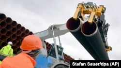 Сталеві труби для газопроводу «Північний потік-2», архівне фото